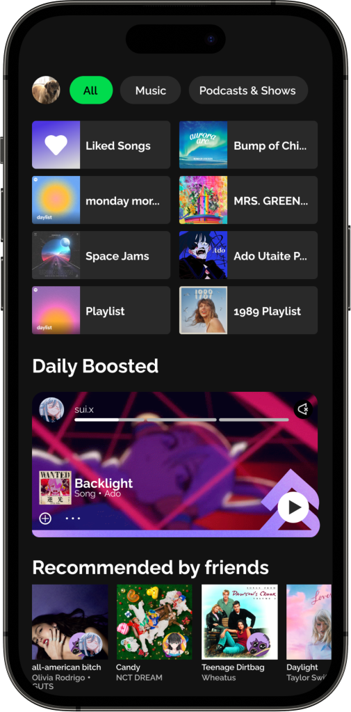 Spotify mobile version